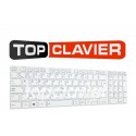 Clavier Toshiba Satellite - Chiclet - Blanc